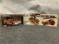 Set of 3 Fire Engine Model Kits