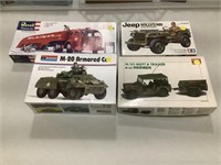 Set of 4 Army Model Kits