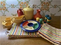 Fiestaware and other pieces
