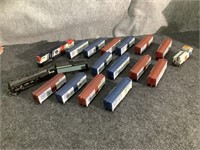 Collectible Model Trains with State Boxcars