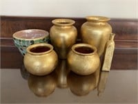 Gold Vases