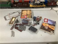 Assorted Model Train Accessories