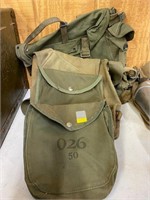 Military pouches, knap sack, backpack