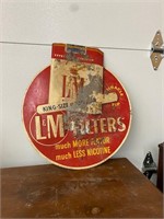 L&M Cigarette sign