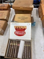 Cigar boxes and wrappers
