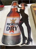 Michelob Dry beer sign