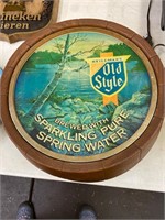 Round Old Style light up sign