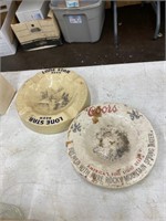 Coor's & Lone Star ashtrays