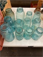 Blue Ball jars
