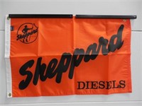 Sheppard Diesels contemporary nylon flag