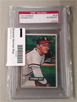 NORMAN ROY 1951 BOWMAN  GRADED