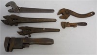 lot of 6 wrenches Gellman, Bonney & others