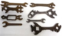 lot of 8 wrenches Van Brunt, Sharples others