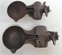 lot of 2 lead hammer molds