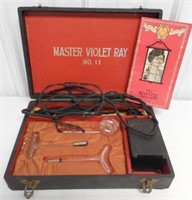 Master Violet Ray massage kit
