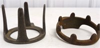 lot of 2 oil can holders marked H599 & A217