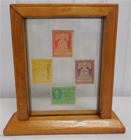 framed federal use tax stamps