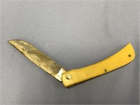 Vintage folding pocket knife, 8 1/2"