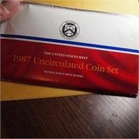 1987 UNC Coin Set