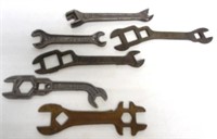 lot of 6 wrenches Leroy, Rock Island & others