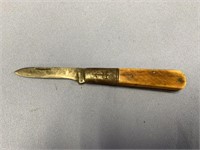 Very old Russel single bladed knife, 5 1/2"
