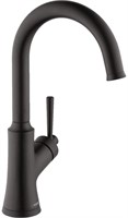 14-inch Tall 1-Handle Bar Faucet in Matte Black