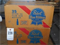 2 Vintage Cases of PBR Bottles