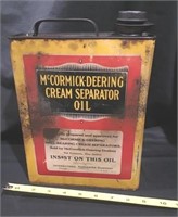 Mccormick Deering Cream Separator Oil Can 11in