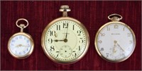 Grouping of Vintage Pocket Watches