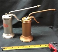 2 Eagle Pumper Oil Cans Tru-test