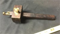 Wood Gauge W/ Brass Hardware