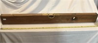 Stanley #5 Wooden Level With Brass Hardware