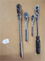 4 CRAFTSMAN SOCKET WRENCHES
