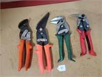 4 ANGLED SHEET METAL CUTTERS