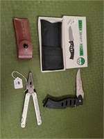 GREEN BERET KNIFE AND OHIO FORGE MULIT TOOL