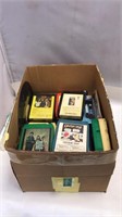 Box Of Vintage 8-track Cassettes