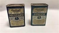 Set Of Vintage Tins