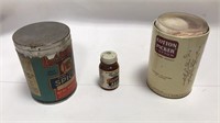 Set Of Vintage Tins