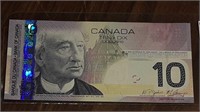 CANADIAN 2005 UNCIRCULATED $10.00 DOLLAR NOTE