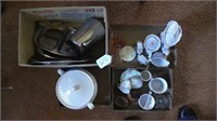 vintage swan tea set, lenox, haviland and danish