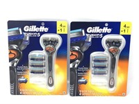Two new Gillette proglide fusion 5 razors