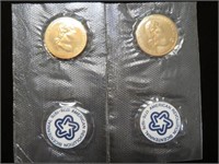 (2) GEORGE WASHINGTON SONS OF LIBERTY COINS
