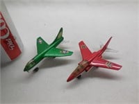 Lesney Matchbox War Planes Corsair & Alpha Jet