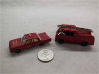 Lesney Fire Engine #9 & Fire Chief Car #59