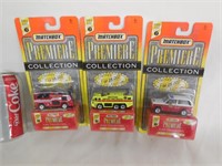 (3) Matchbox Premiere Fire Truck Collection 1998
