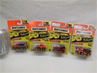 (5) 1996 Matchbox Die Cast Cars in Package