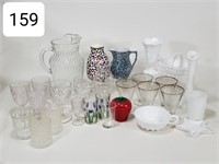 Lot of (3) Boxes of Glassware