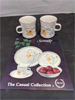 Vintage Carico Serenity Coffee Cups