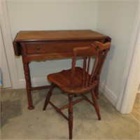 Antique Writing Desk & Chair