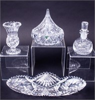 Lot of Vintage Cut Glass and Crystal